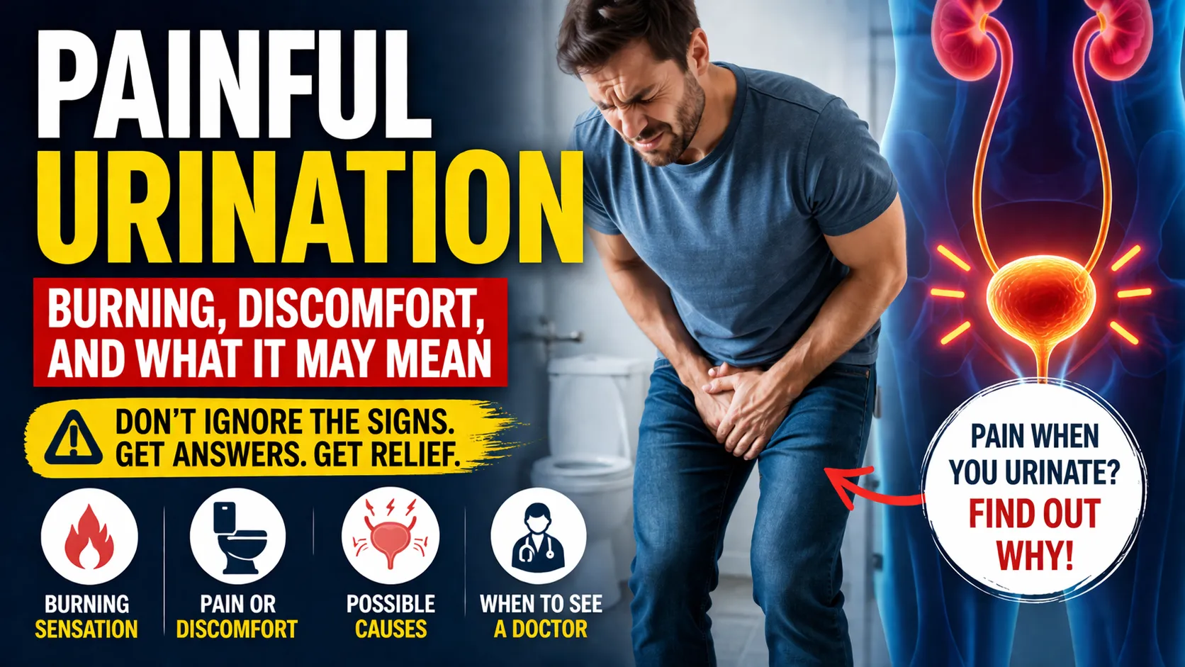 Painful urination burning and when to seek help